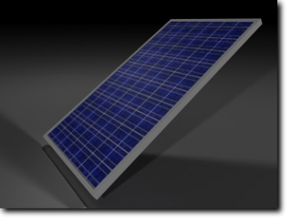 pannello fotovoltaico 3D policristallino