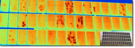 termografia su pannelli fotovoltaici